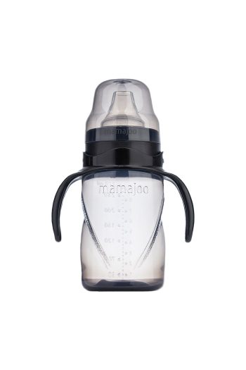 Mamajoo Spill-Proof Training Cup with Handles, 270 ml, Black