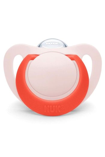 Nuk Pink Silicone Pacifier Set for 6-18 Months