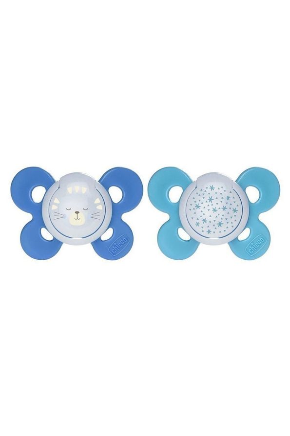 Chicco Physio Comfort Silicone Night Pacifier 16-36 Months 2-Pack