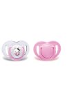 Mamajoo Orthodontic Pacifier Pink Cow 12 Months Twin Set