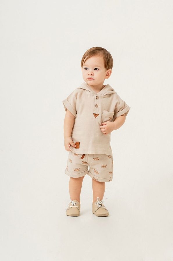 JNF Kids Boys Hooded 2-Piece Baby Set