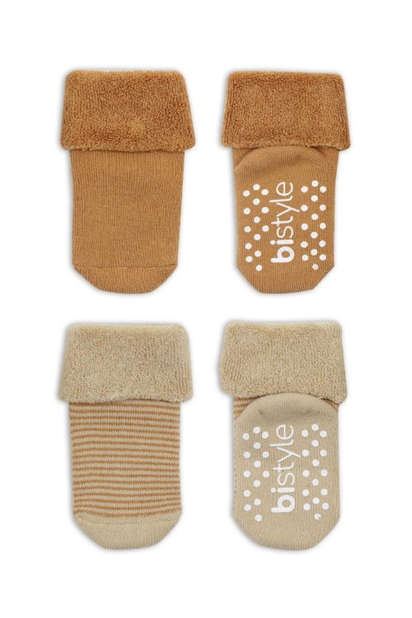 Bistyle Organic Seamless Non-Slip Baby Socks