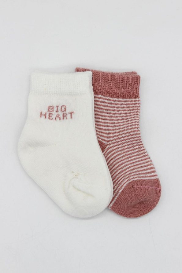 Bistyle Organic Baby and Kids Seamless Big Heart Cotton Socks