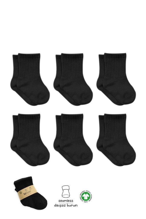 Bistyle Organic Basic Long Socks for Boys and Girls