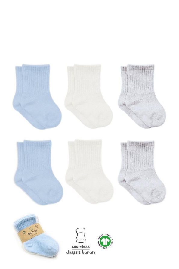 Bistyle Organic Basic Long Socks for Babies