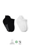 Bistyle Organic Baby and Kids Non-Slip Sneaker Socks (Set of 2)