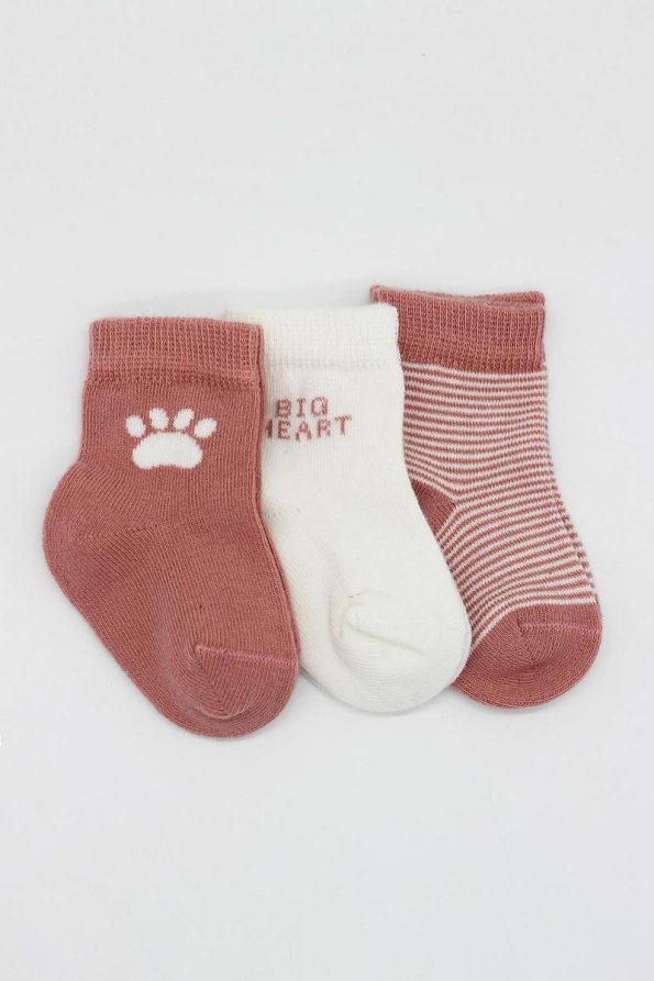 Bistyle Organic Seamless Baby Socks Set 0-3 Months