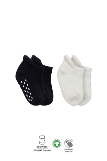 Bistyle Organic Non-Slip Baby and Kids Sneaker Socks