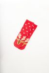 Katia & Bony Baby Red Deer Print Ankle Socks