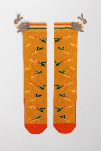 Katia & Bony Carrot Baby Knee-High Socks Mustard