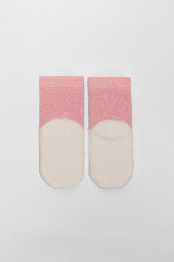 Katia & Bony Cat Print Baby Socks Pink
