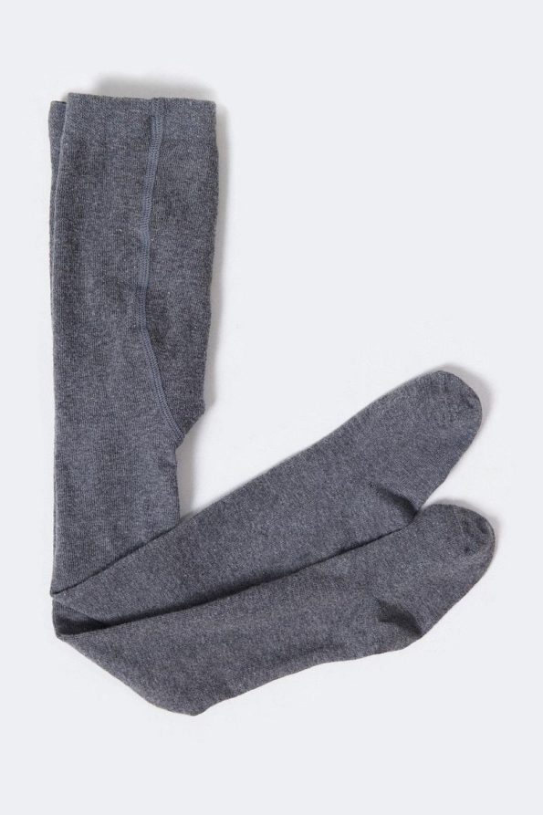 Katia & Bony Cotton Basic Baby Tights Gray Melange