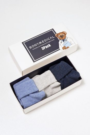 Katia & Bony 3-Pack Medical Baby Socks