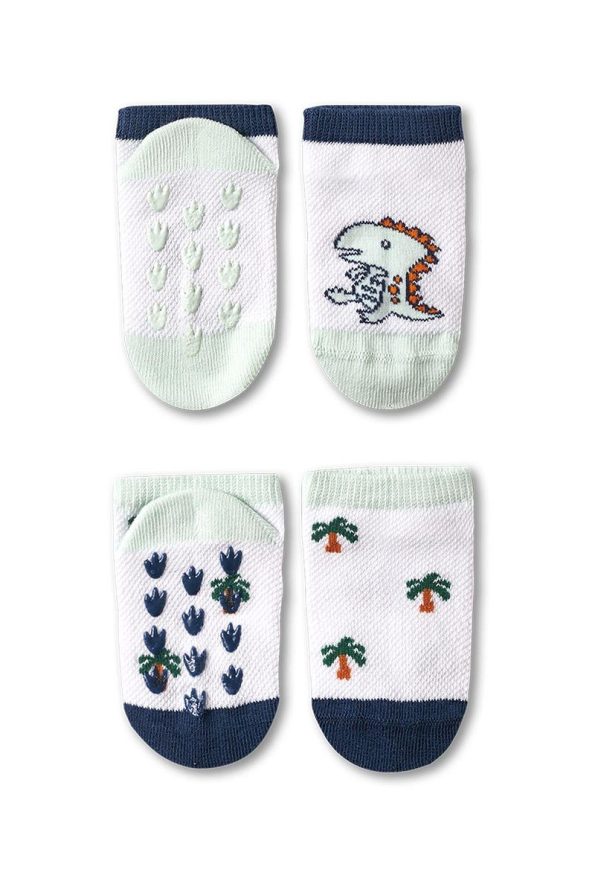 Katia & Bony Baby Dinosaur Print Grip Socks