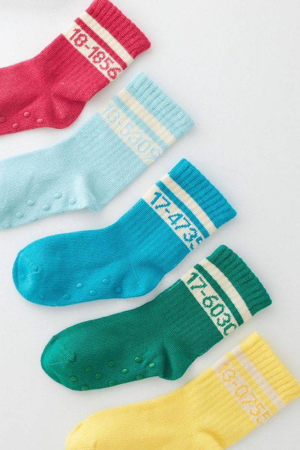 Katia & Bony Baby 5-Pack Pantone Colorful Boxed Ankle Socks