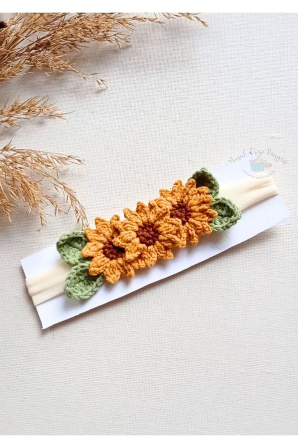 Sunflower Natural Hair Band