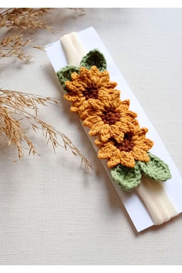 Sunflower Natural Hair Band