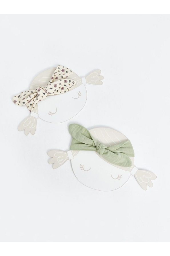 LC Waikiki Bow Detail Baby Girl Headbands Set of 2