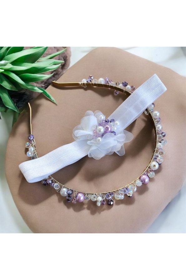 Kadamorganik Lilac Mother and Baby Postpartum Crown
