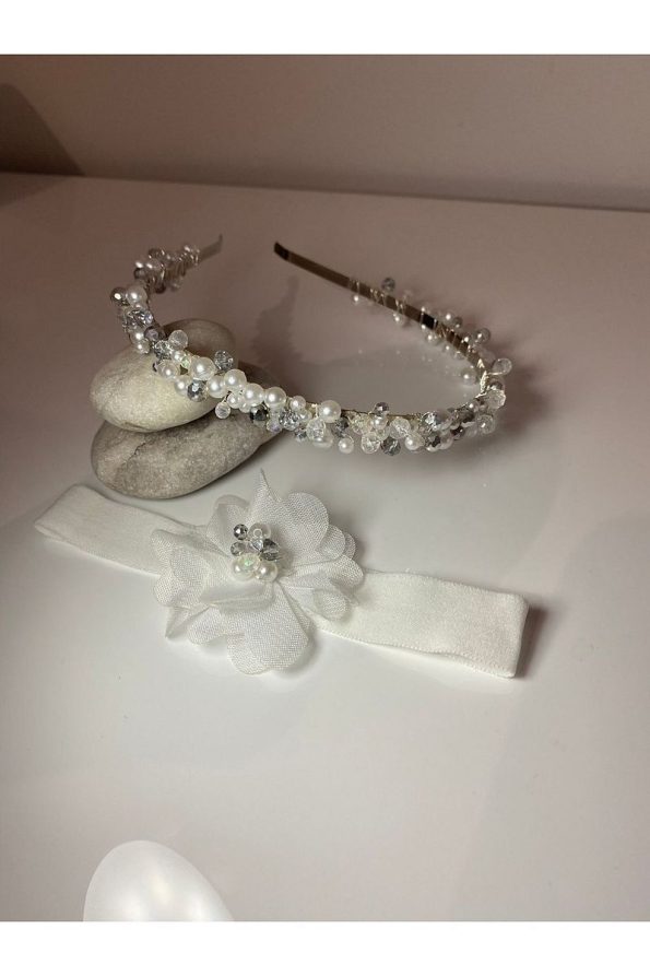 Kadamorganik Gokce Series Mother and Baby Crown