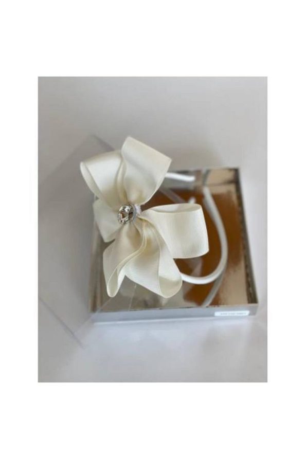 QUEEN ACCESSORY Broken White Crystal Stone Crown for Mother and Daughter