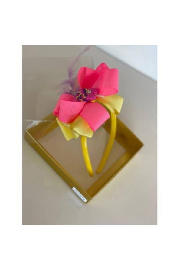QUEEN ACCESSORY Neon Pink Yellow Lollipop Styled Mother Daughter Gift Crown