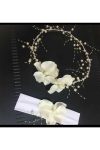 Pearl and Orchid Mother and Baby Crown