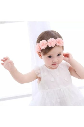 Girls' Baby Headband in Powder Pink