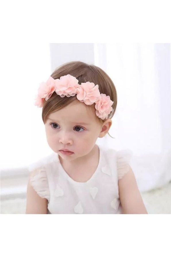 Girls' Baby Headband in Powder Pink