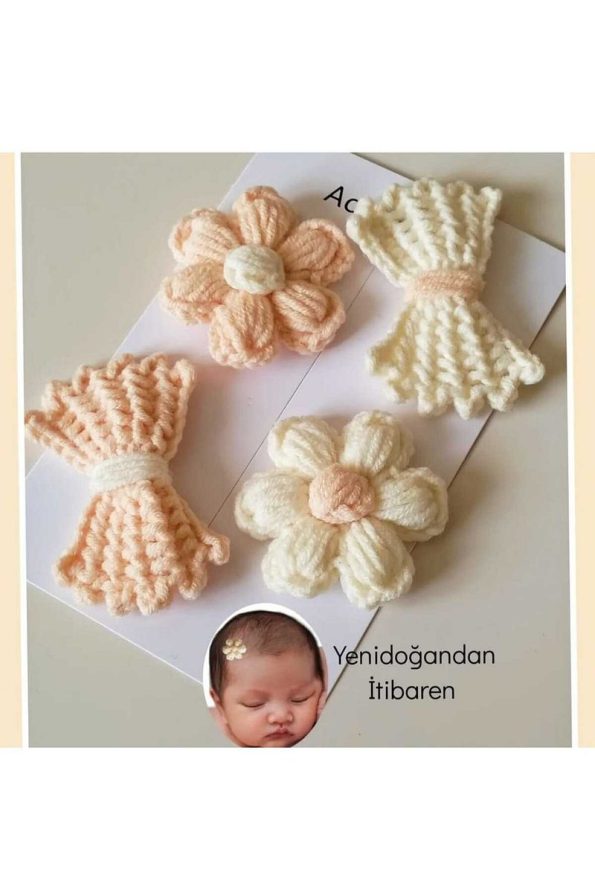 Newborn Baby Hair Clips Set of 4