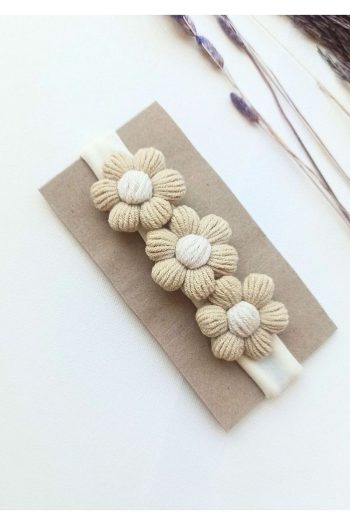 Handcrafted Natural Daisy Hair Band