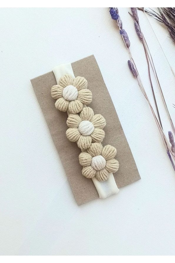 Handcrafted Natural Daisy Hair Band