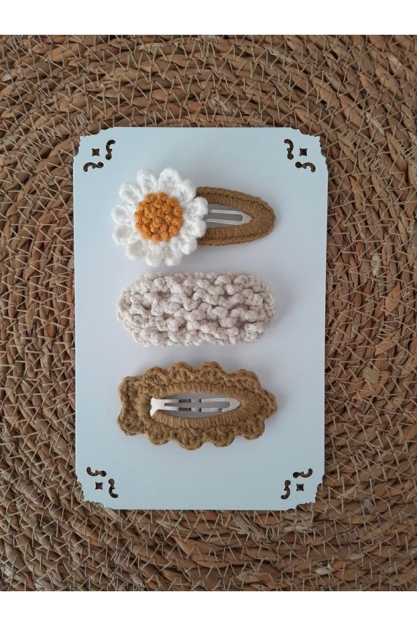 3-Piece Hair Clip Set for Babies, Kids, and Adults