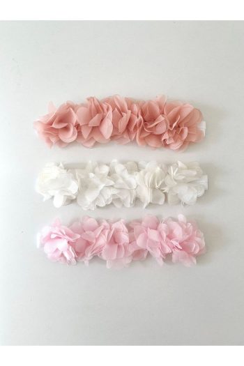 COOLMINIES Girls' Floral 3-Piece Headband Set