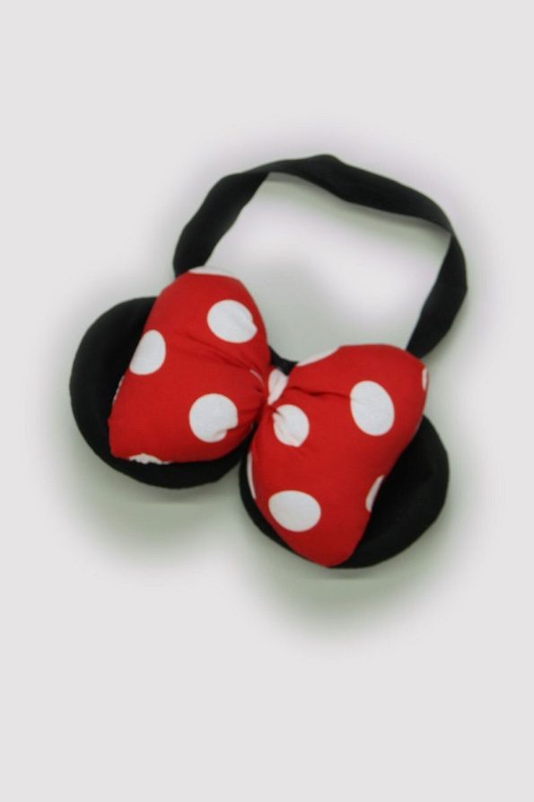Peki Baby 5 Get 4 Pay Newborn Girl Polka Dot Bow Black Elastic Bandana Gift