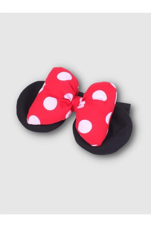 Peki Baby 5 Get 4 Pay Newborn Girl Polka Dot Bow Black Elastic Bandana Gift