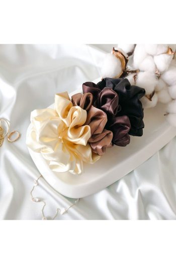 Pastel Satin Hair Clip Set for Girls
