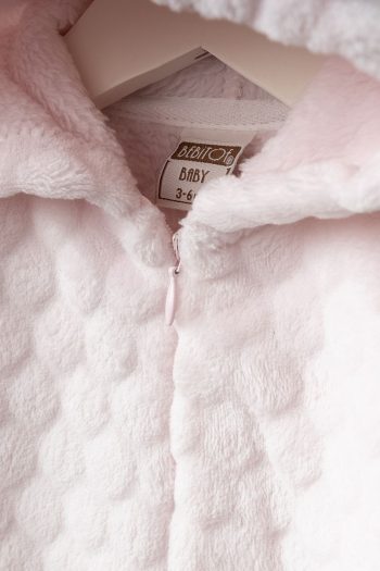 Bebitof Embossed Pattern Hooded Wellsoft Baby Astronaut Suit