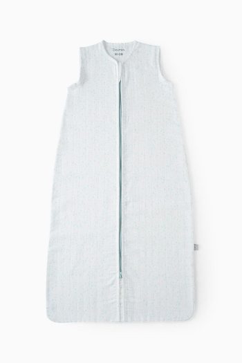 Boumini Muslin Baby Sleeping Bag 90 Cm Green Stars