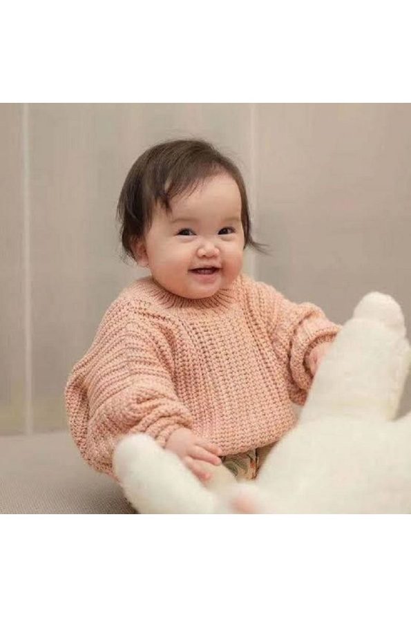 Sparrow Laurel Unisex Kids Oversized Knit Sweater 6 Months-5 Years