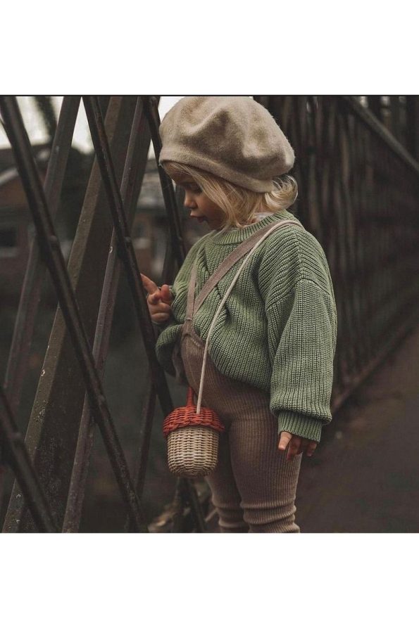 Sparrow Laurel Baby and Kids Oversized Knit Sweater