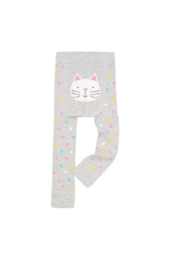 Petit Boom Baby Knit Leggings & Dotty Kitten Undergarment