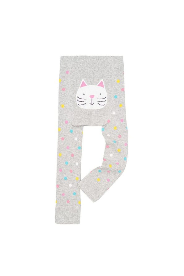 Petit Boom Baby Knit Leggings & Dotty Kitten Undergarment