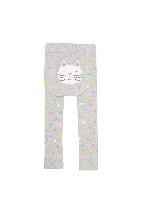 Petit Boom Baby Knit Leggings & Dotty Kitten Undergarment