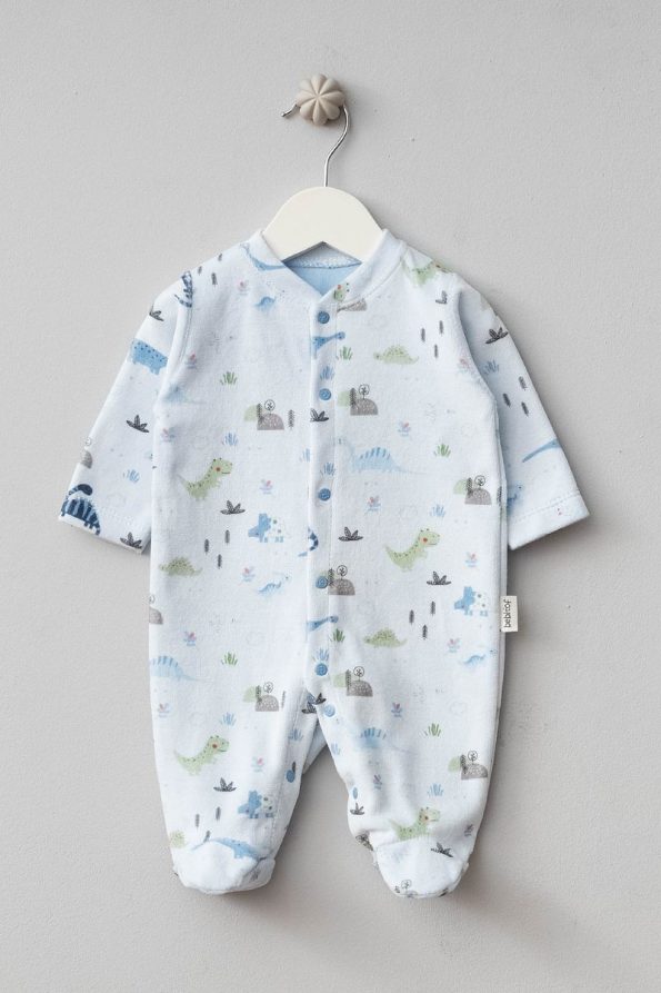 Bebitof Cute Animal Pattern Cotton Baby Velour Romper