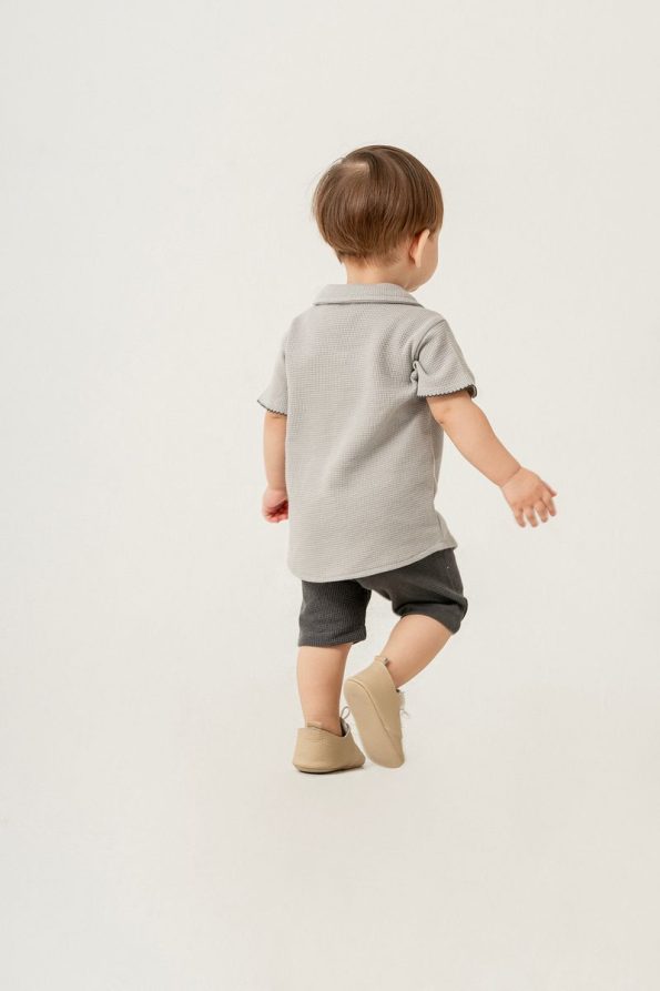 JNF Kids Boys Waffle Two-Piece Set