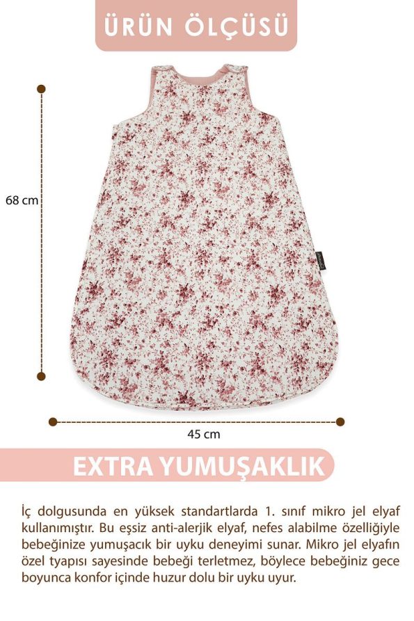 Mordesign Baby Sleeping Bag, Newborn Muslin Swaddle