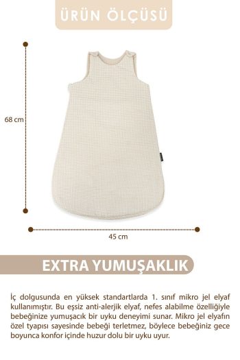 Mordesign Baby Sleep Sack, Newborn Muslin Swaddle, 100% Cotton Fabric, Wearable Blanket, Sleeper Series