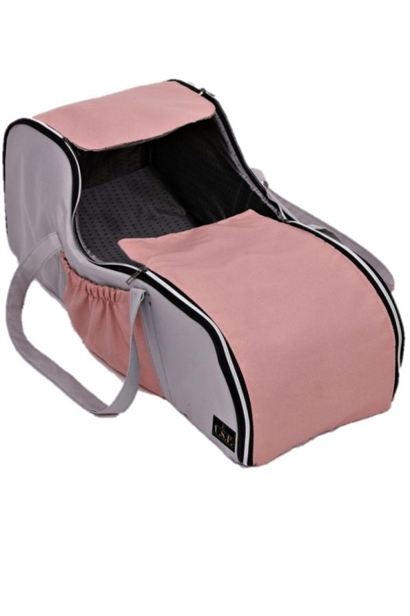 USF Portbebe Baby Carrier Stroller (Water and Wind Resistant) Gray-Pink