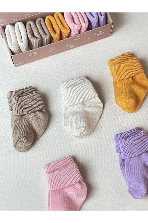Karamila 5-Piece Baby Bamboo Socks Set